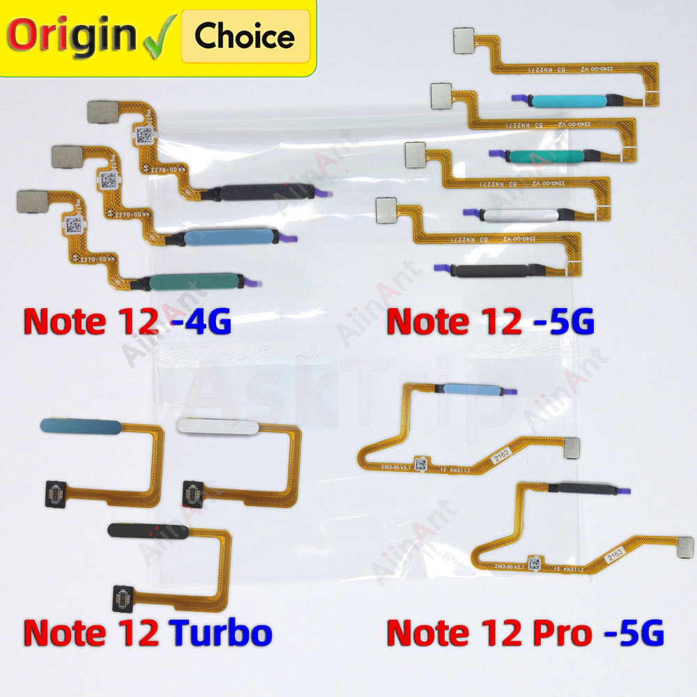 Fingerprint Cable Flex - Back / Side Power Button Touch