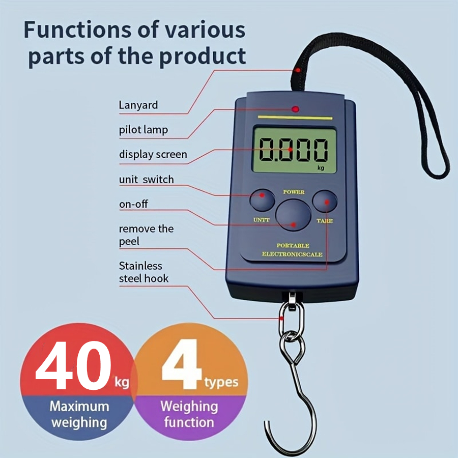 Electronics Repair And Maintenance - 40kg Multifunctional Mini Electronic Digital Portable