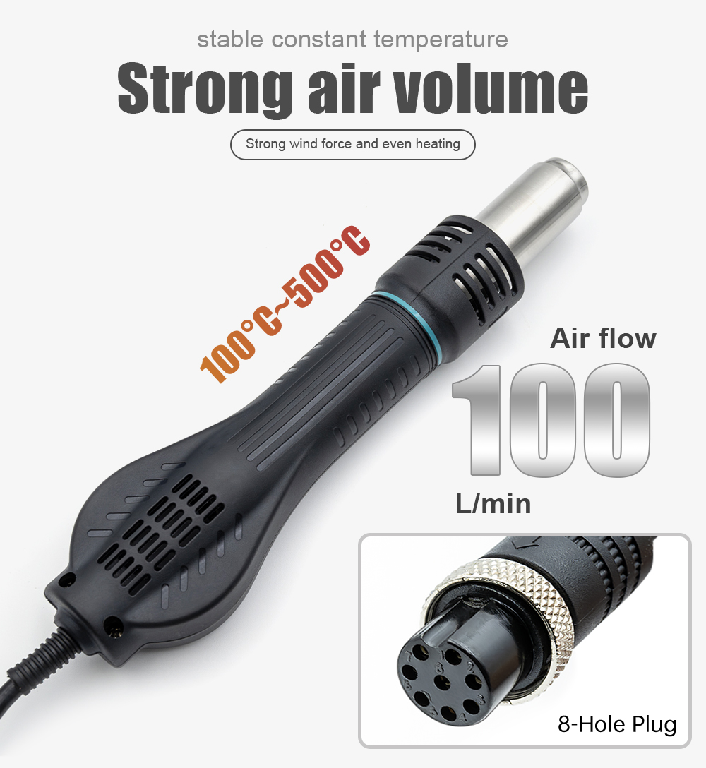JCD 858DW Hot Air Gun 750W Dou - Hot Air Station 858 评论和价格