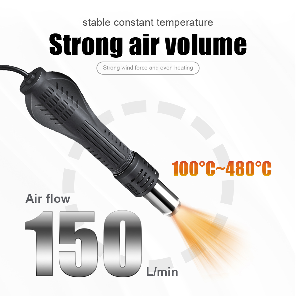2 in 1 750W Hot Air Gun LCD Di - Hot Air Station 858 评论和价格