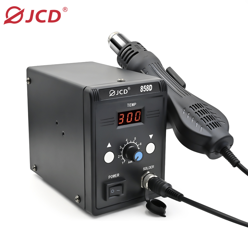 JCD Hot Air Gun 858D BGA Rewor - Hot Air Station 858 评论和价格