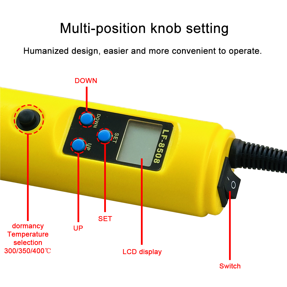 LCD Digital Heat Hot Air Gun D - Hot Air Station 858 评论和价格