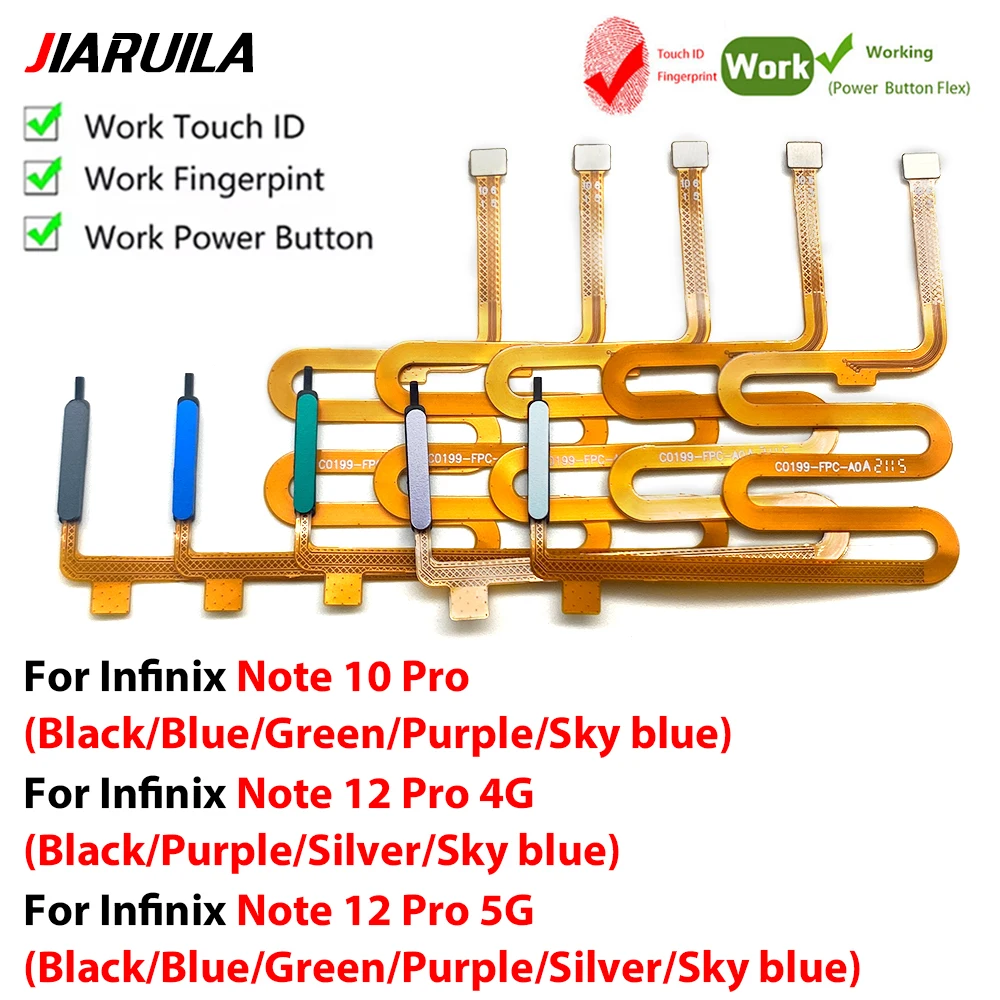 NEW For infinix Note 10 Pro /  - Fingerprint Cable Flex 评论和价格