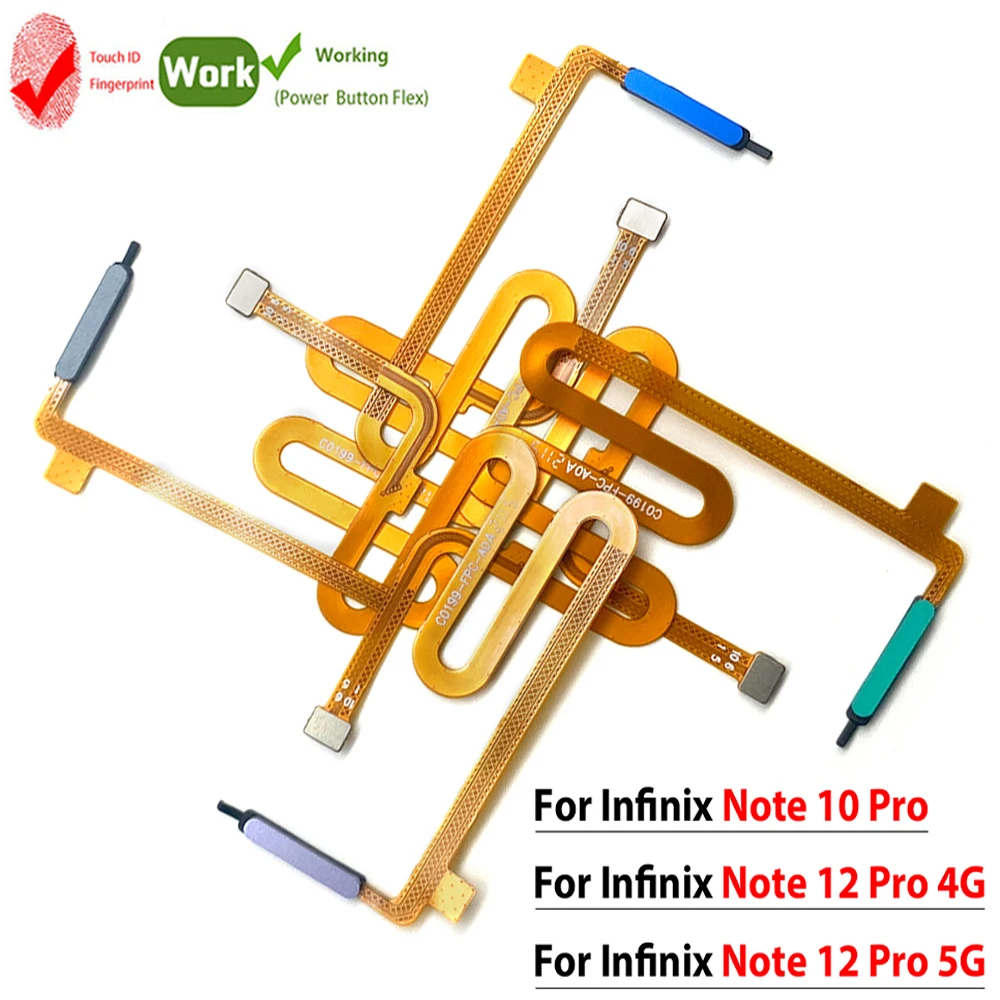 NEW For infinix Note 10 Pro /  - Fingerprint Cable Flex 评论和价格